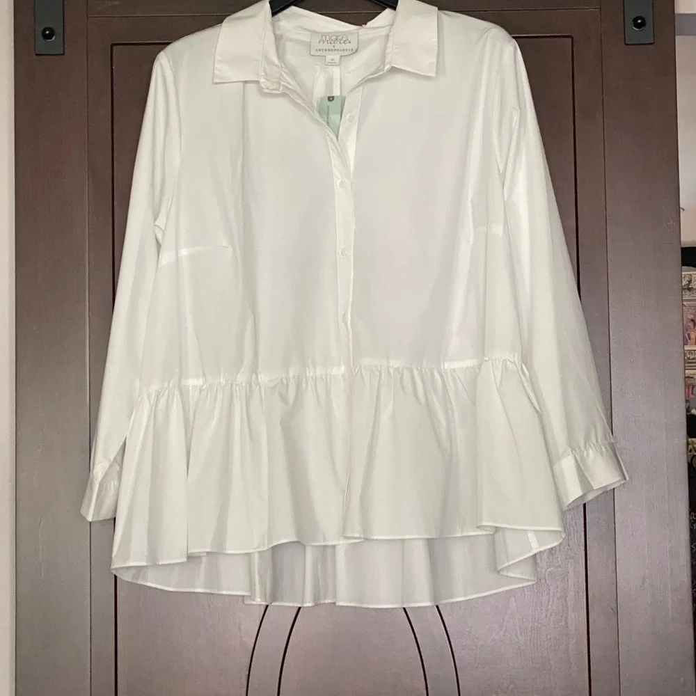 Anthropologie Bow-Back Blouse.  Plus size 3X. NWT - Picture 8 of 9